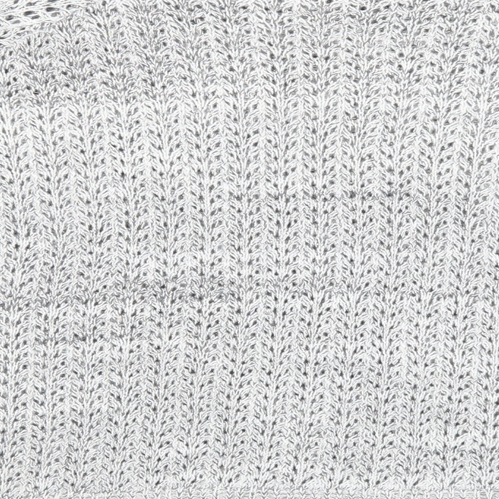 Womens UK Size 10 River Island Silver Pullover Jumper