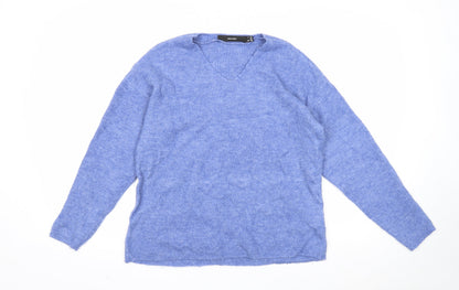 Womens UK Size S VERO MODA Blue Pullover Jumper