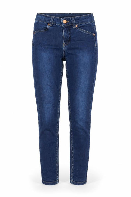 Womens UK Size S Oasis Regular Fit Skinny Blue Jeans