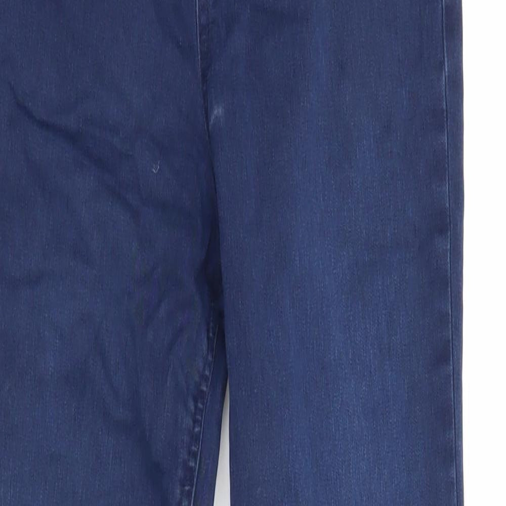 F&F Womens Blue Cotton Skinny Jeans Size 8 Regular