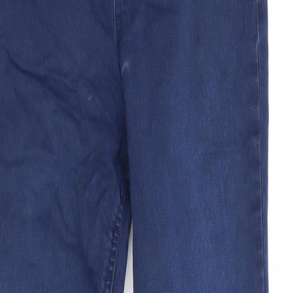 F&F Womens Blue Cotton Skinny Jeans Size 8 Regular
