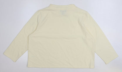 Womens UK Size XL Jones New York Ivory Pullover Jumper