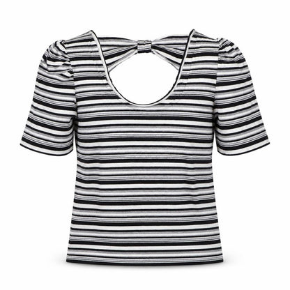 Womens UK Size M Linea Black Basic T-Shirt