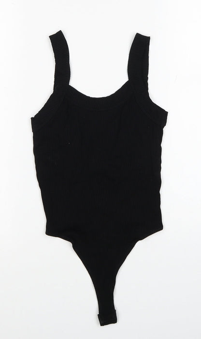 Womens UK Size 6 ASOS One-Piece Black Bodysuit