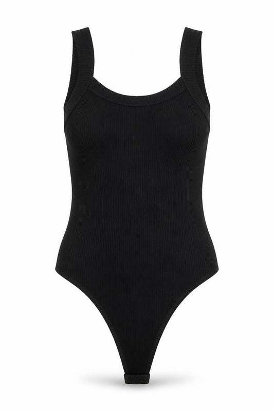 Womens UK Size 6 ASOS One-Piece Black Bodysuit