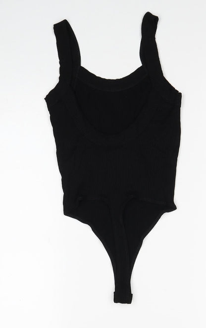 Womens UK Size 6 ASOS One-Piece Black Bodysuit
