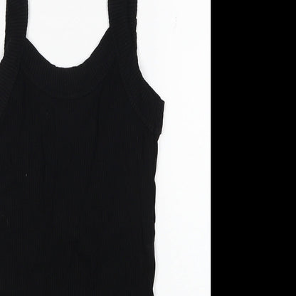 Womens UK Size 6 ASOS One-Piece Black Bodysuit