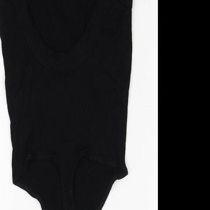 Womens UK Size 6 ASOS One-Piece Black Bodysuit