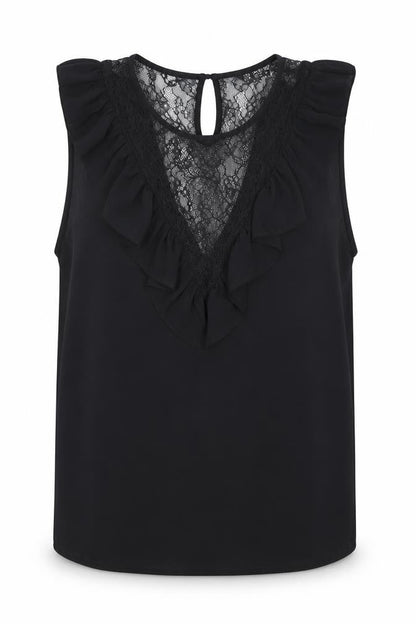 Womens UK Size M Zara Black Basic Blouse
