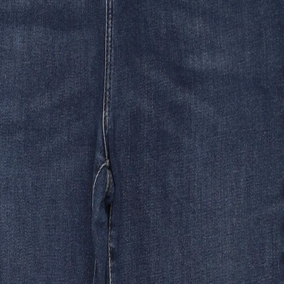 OWN. Womens Blue Cotton Skinny Jeans Size 38 in L30 in Regular Zip