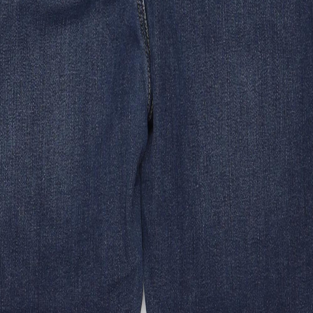 OWN. Womens Blue Cotton Skinny Jeans Size 38 in L30 in Regular Zip