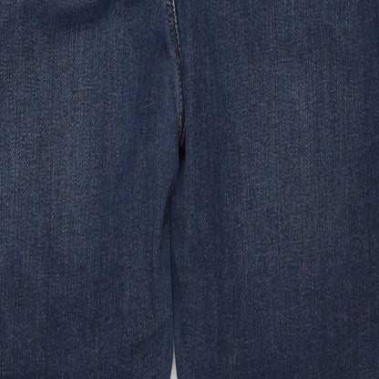 OWN. Womens Blue Cotton Skinny Jeans Size 38 in L30 in Regular Zip