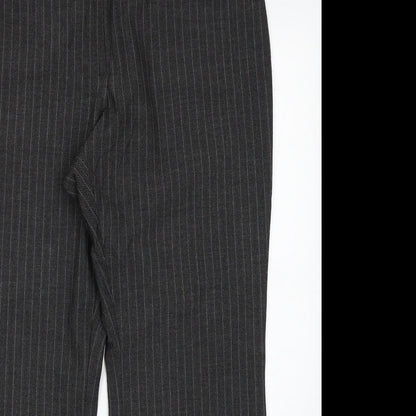 Womens UK Size 18 Marks and Spencer Regular Fit Dress Pants Grey Trousers