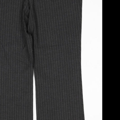 Womens UK Size 18 Marks and Spencer Regular Fit Dress Pants Grey Trousers