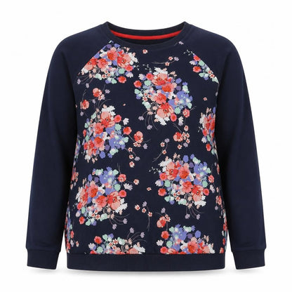 Capsule Womens Blue Polyester Pullover Sweatshirt Size 14 Pullover