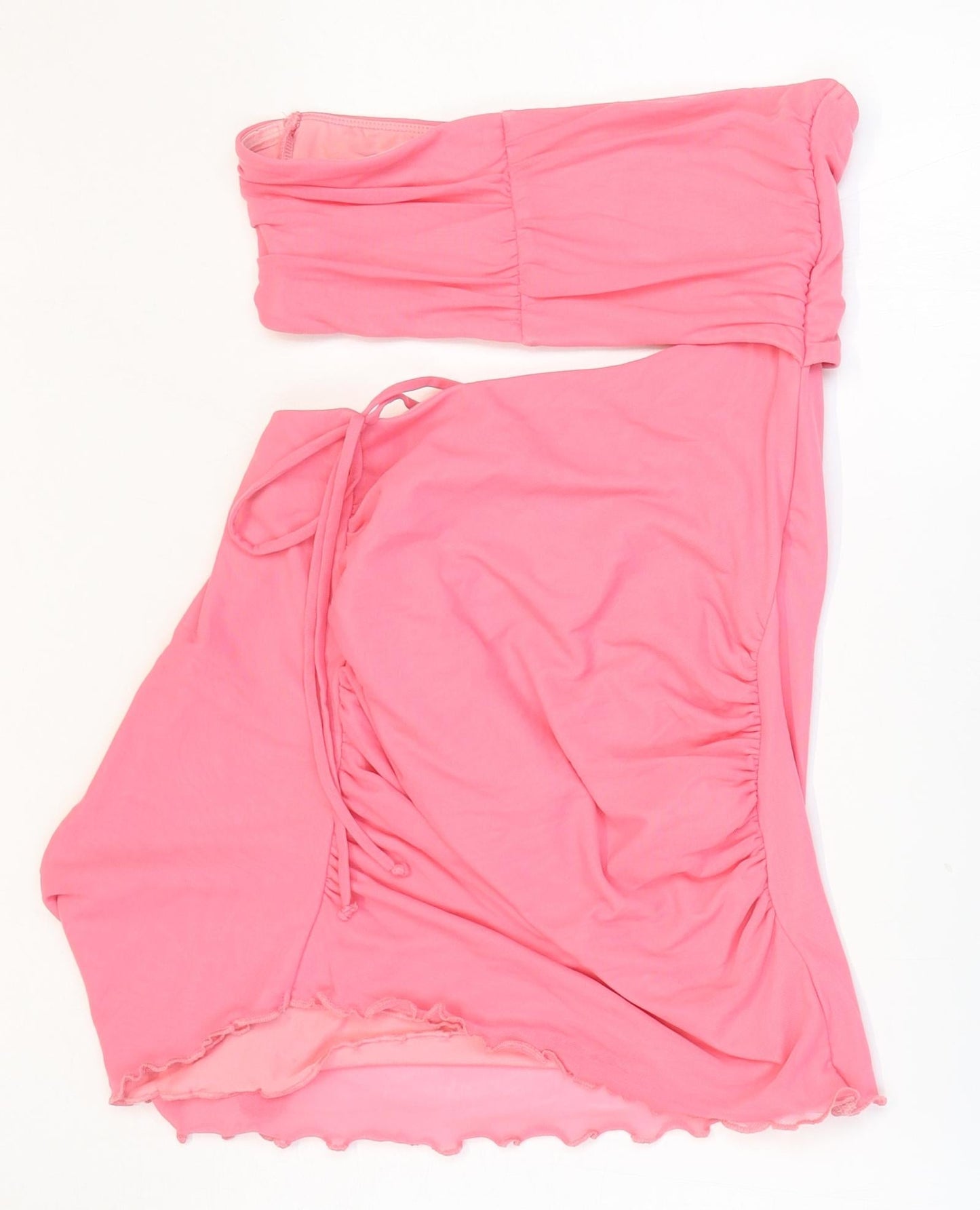 Polly Womens Pink Nylon Swimdress Size 8