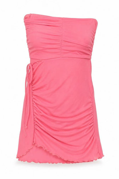 Polly Womens Pink Nylon Swimdress Size 8
