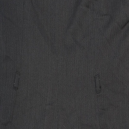 NEXT Womens Grey Polyester Pencil Dress Size M Boat Neck Zip - Pleat Detail