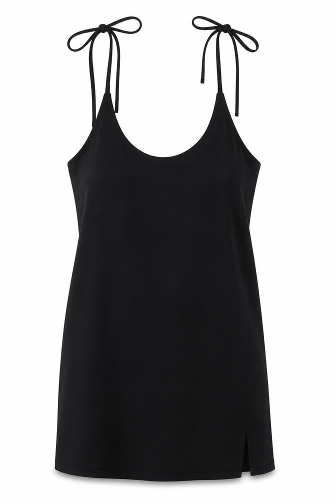 Womens UK Size 14 Preworn Black Basic Tank