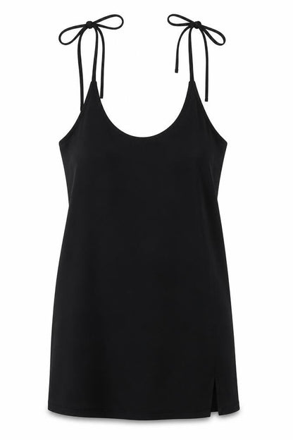 Womens UK Size 14 Preworn Black Basic Tank