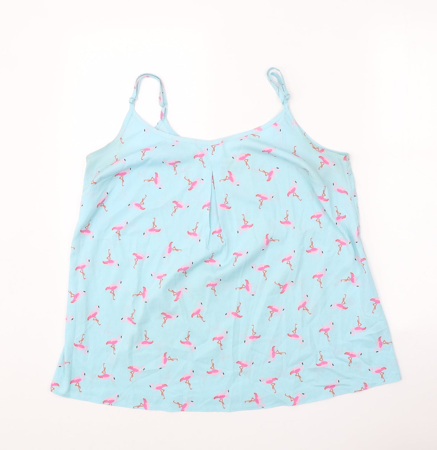 Womens UK Size 12 Simply Be Blue Basic Tank