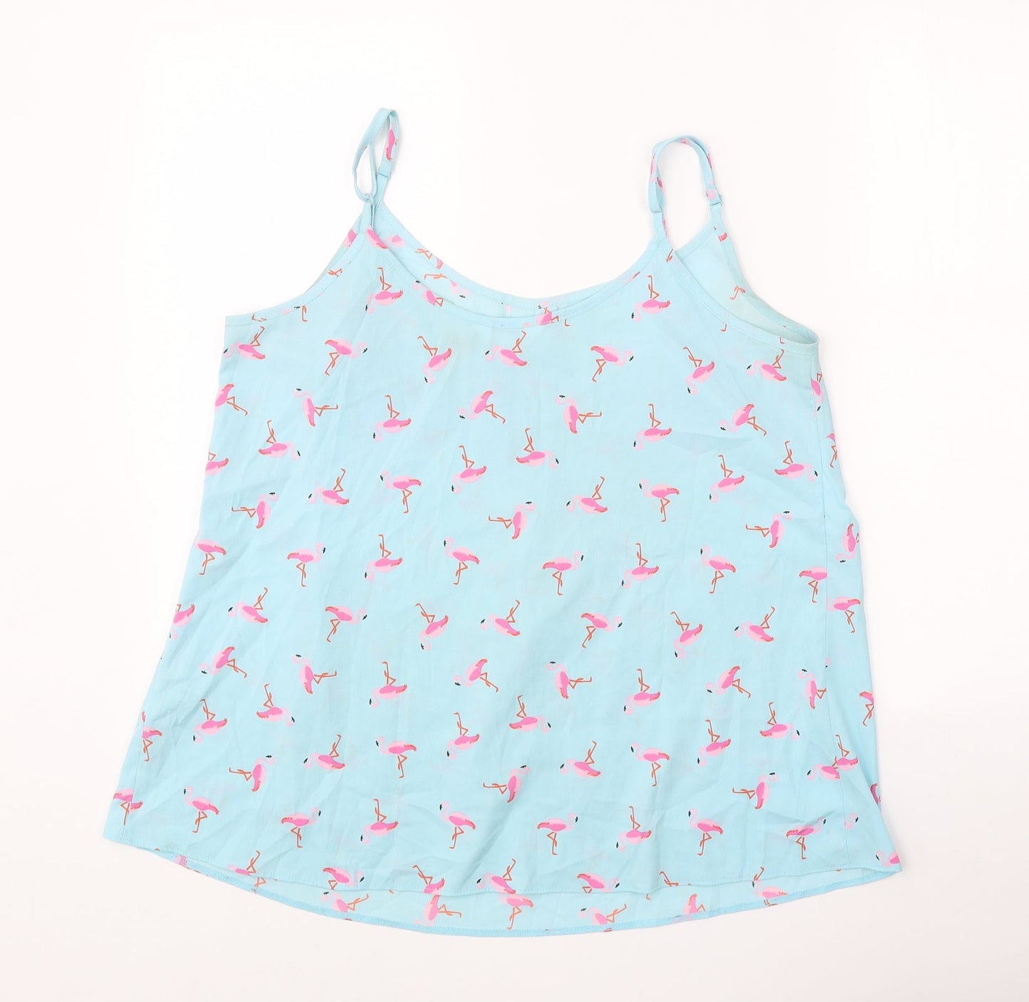 Womens UK Size 12 Simply Be Blue Basic Tank