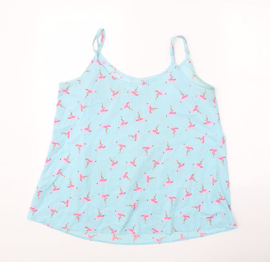 Womens UK Size 12 Simply Be Blue Basic Tank