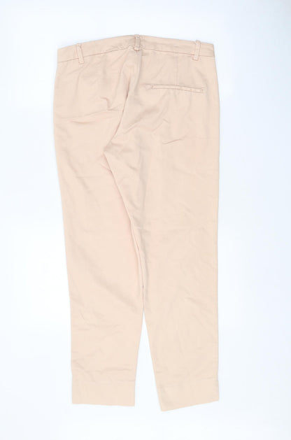 Womens UK Size 12 H&M Regular Fit Chino Beige Trousers