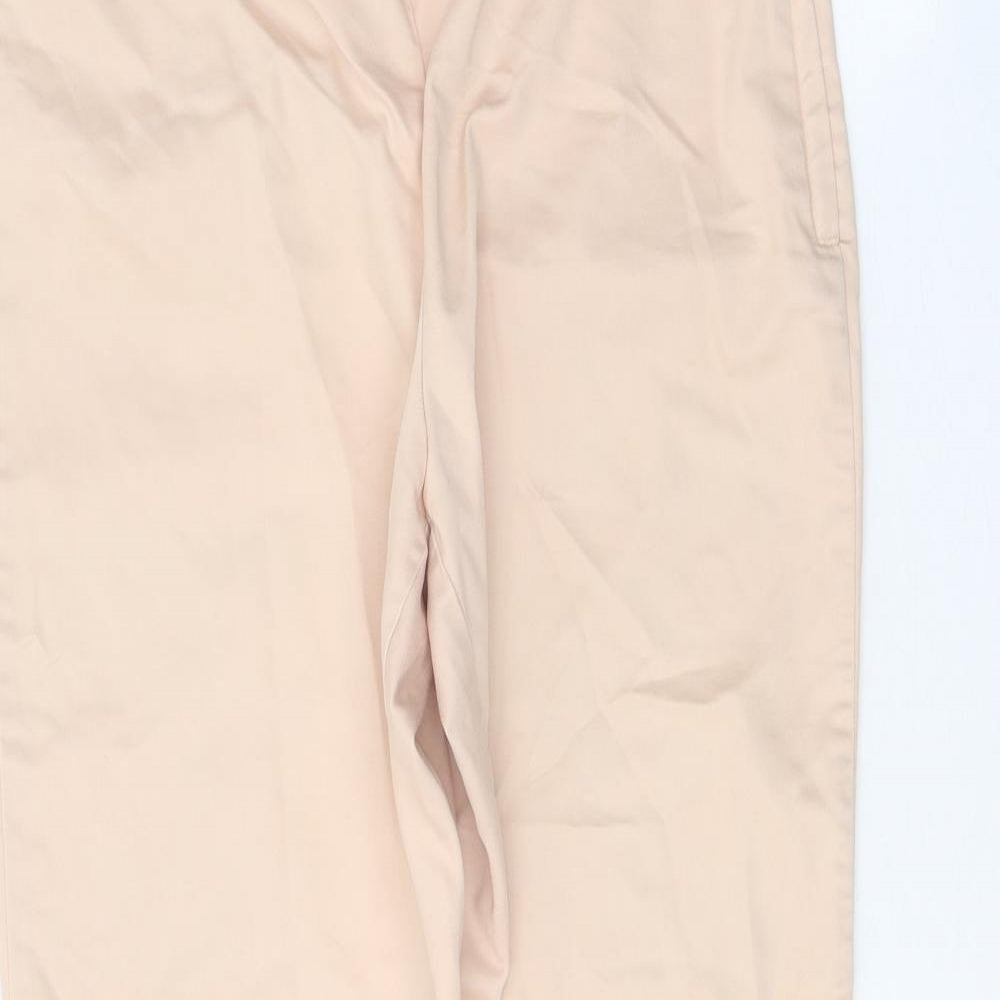 Womens UK Size 12 H&M Regular Fit Chino Beige Trousers