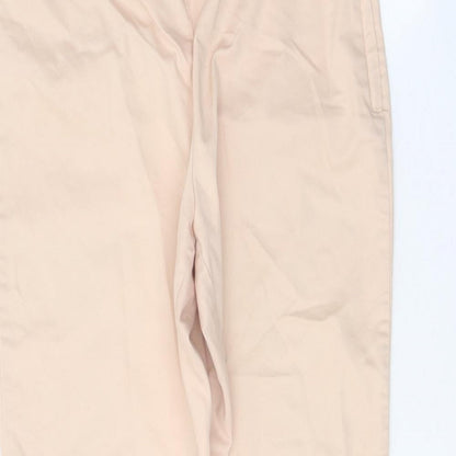 Womens UK Size 12 H&M Regular Fit Chino Beige Trousers