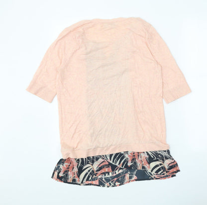 Womens UK Size 10 NEXT Pink Basic Blouse