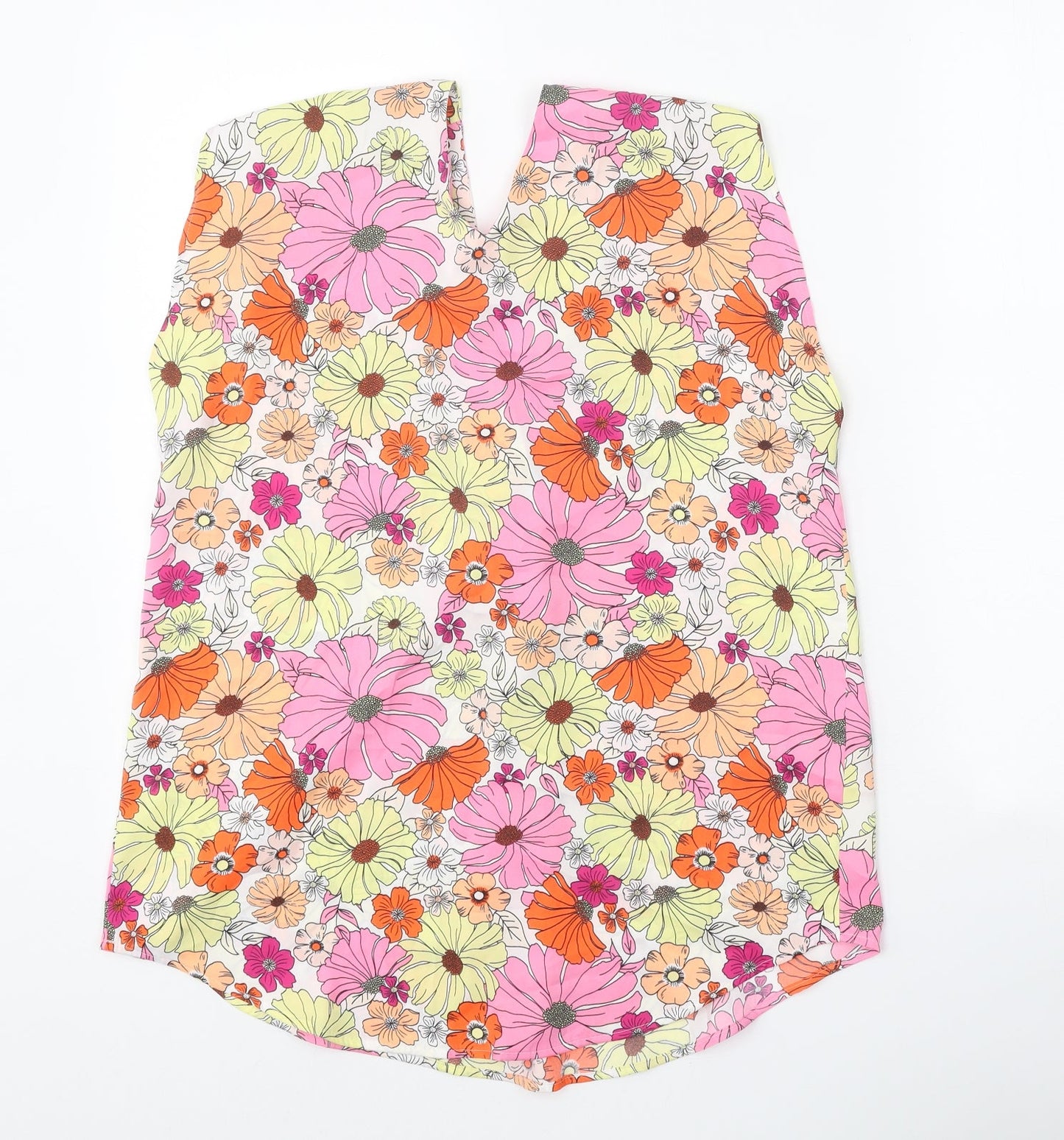 Womens UK Size 8 Marks and Spencer Pink Basic Tank