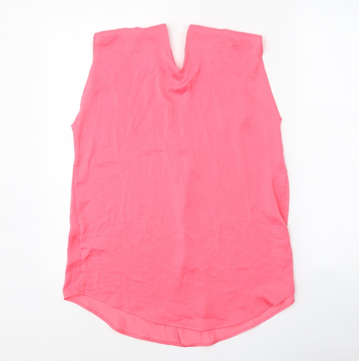 Womens UK Size 6 Marks and Spencer Pink Basic Blouse