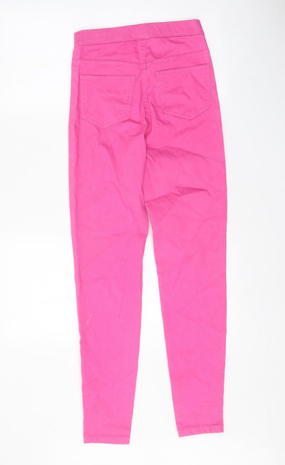 Womens UK Size 60 in Marks and Spencer Regular Fit Jegging Pink Jeans