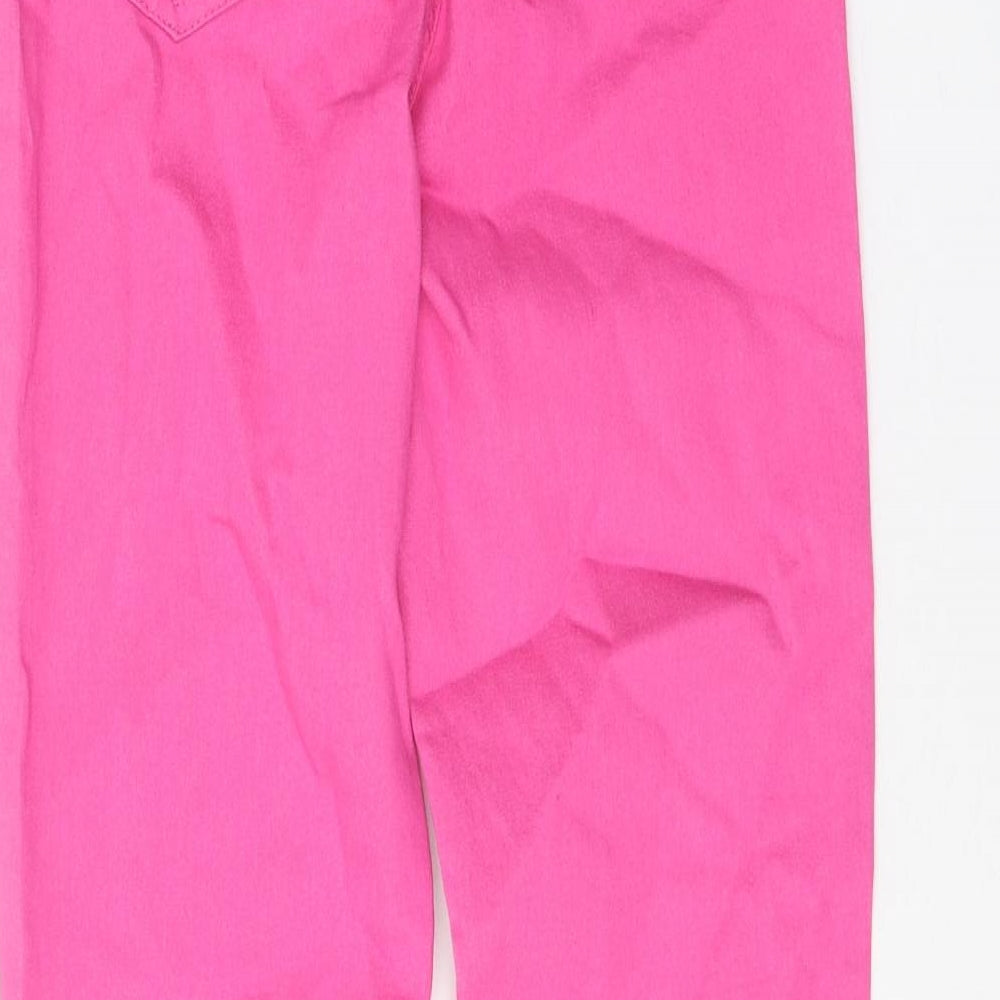 Womens UK Size 60 in Marks and Spencer Regular Fit Jegging Pink Jeans