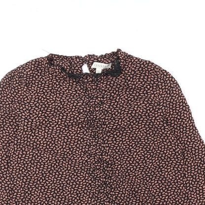 Womens UK Size 10 Oasis Black Basic Blouse