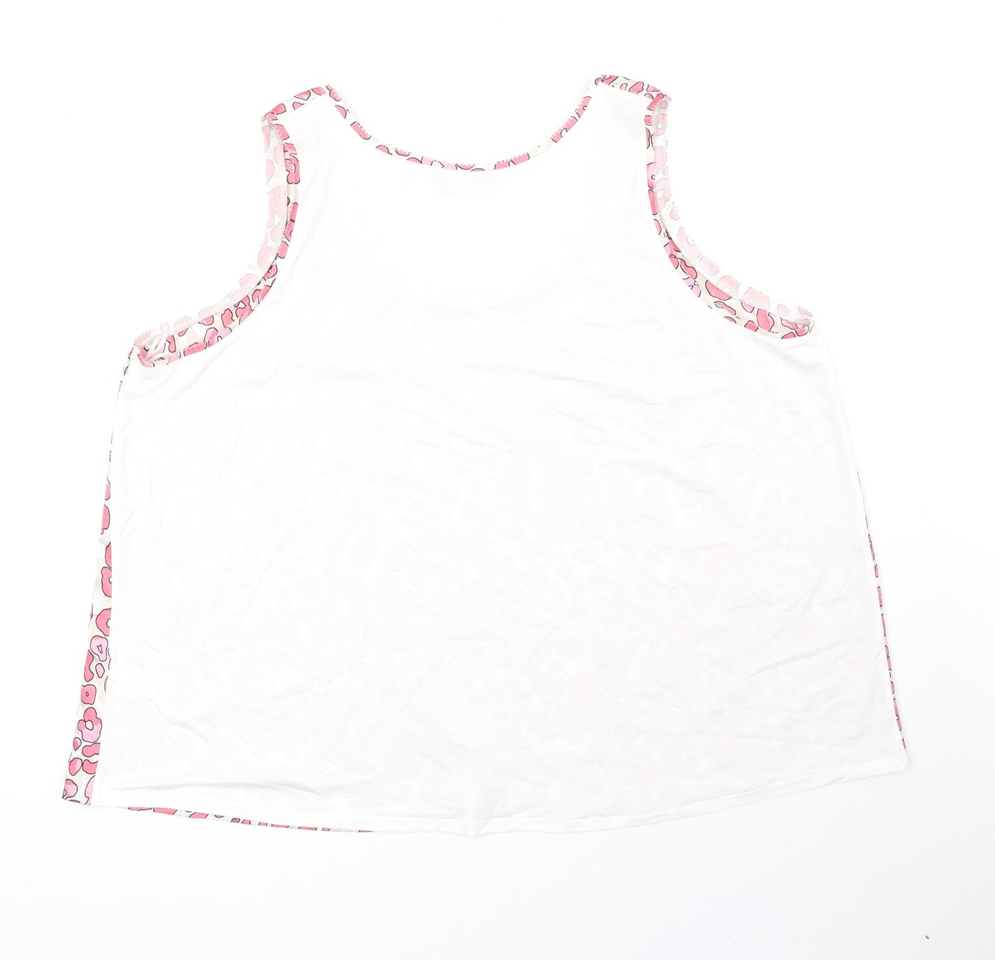 Womens UK Size 20 Marks and Spencer Pink Basic Tank