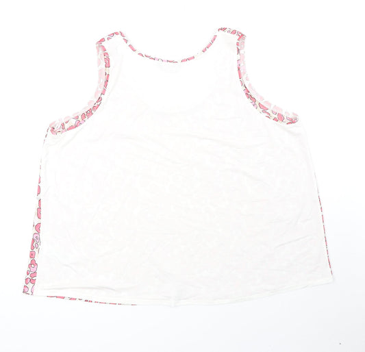Womens UK Size 20 Marks and Spencer Pink Basic Tank
