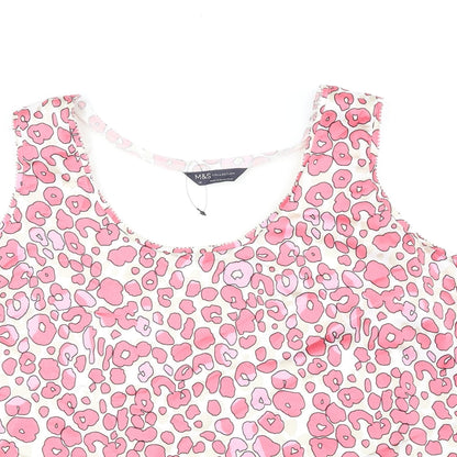 Womens UK Size 20 Marks and Spencer Pink Basic Tank