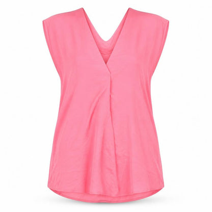 Womens UK Size 10 Marks and Spencer Pink Basic Blouse