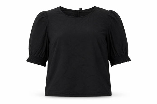 Womens UK Size 6 Divided Black Basic Blouse