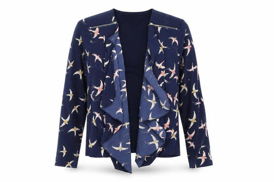Womens UK Size L Mela London Blue Cardigan Jumper