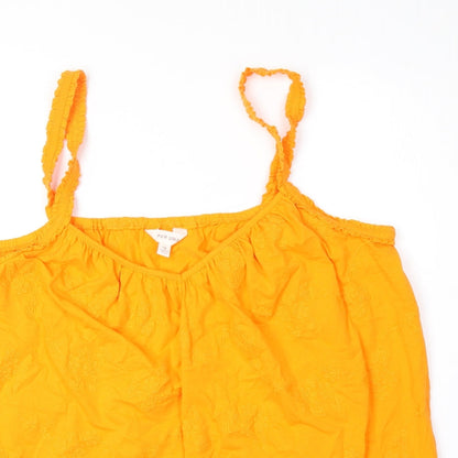 Womens UK Size 18 Per Una Orange Basic Tank