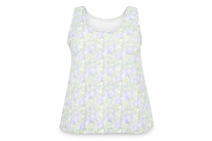Marks and Spencer Womens Multicoloured Geometric Polyester Basic Tank Size 18 Round Neck