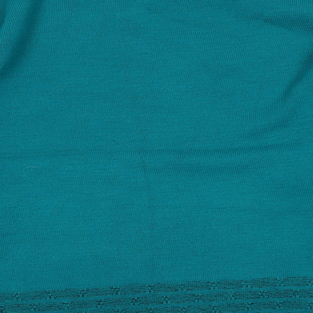 Womens UK Size S Florida Green Pullover Jumper