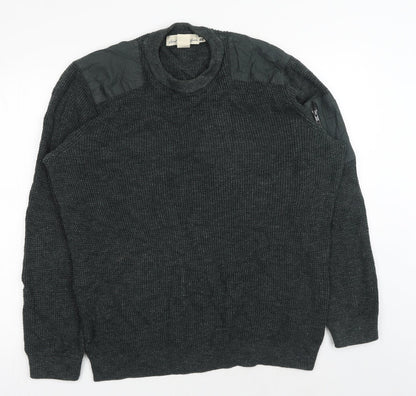 Womens UK Size L H&M Green Pullover Jumper