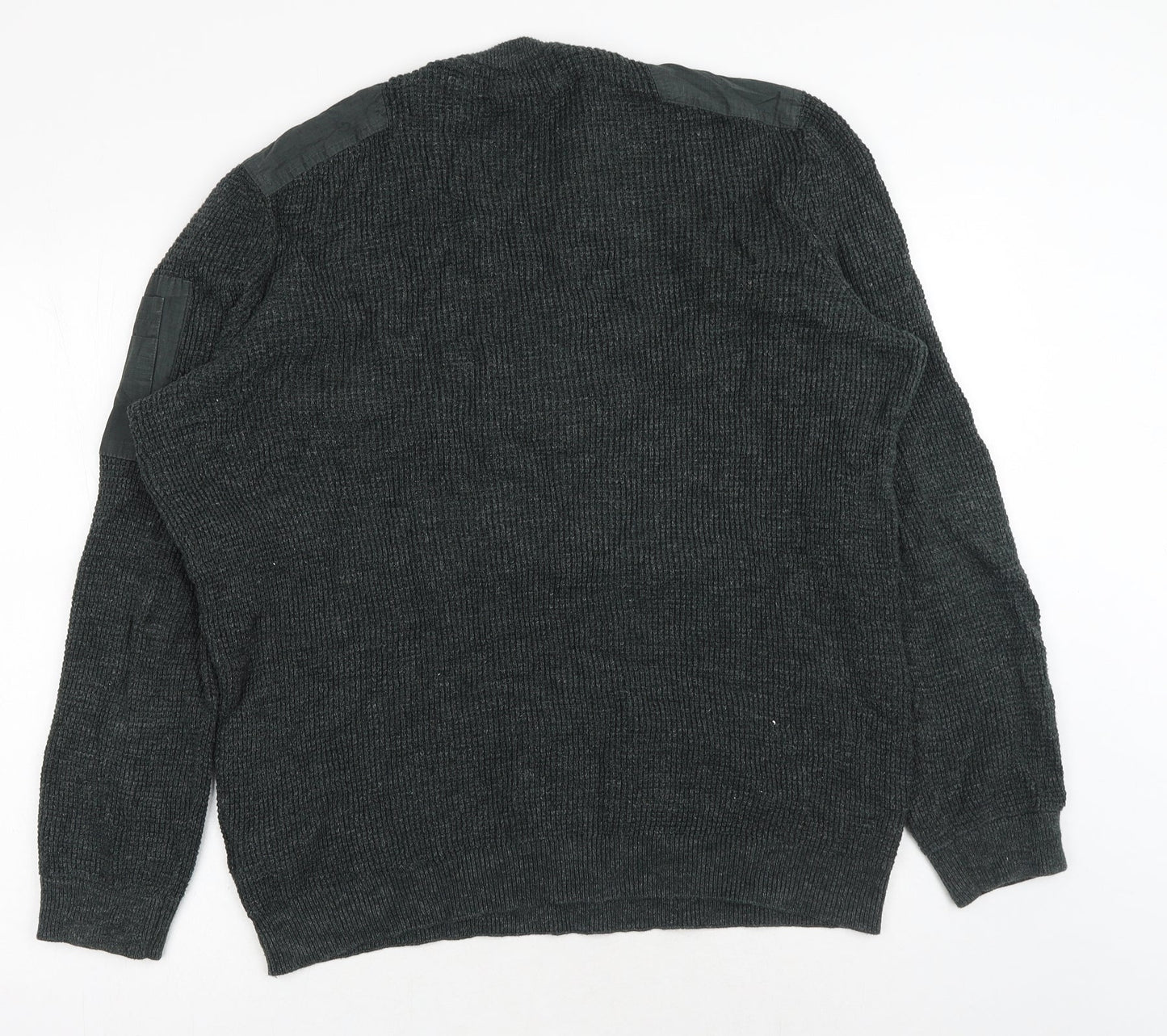 Womens UK Size L H&M Green Pullover Jumper