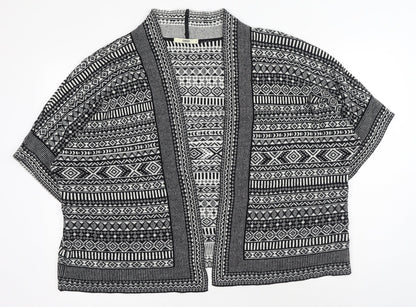 Womens UK Size S Oasis Black Cardigan Jumper