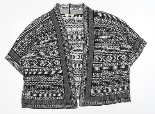 Womens UK Size S Oasis Black Cardigan Jumper