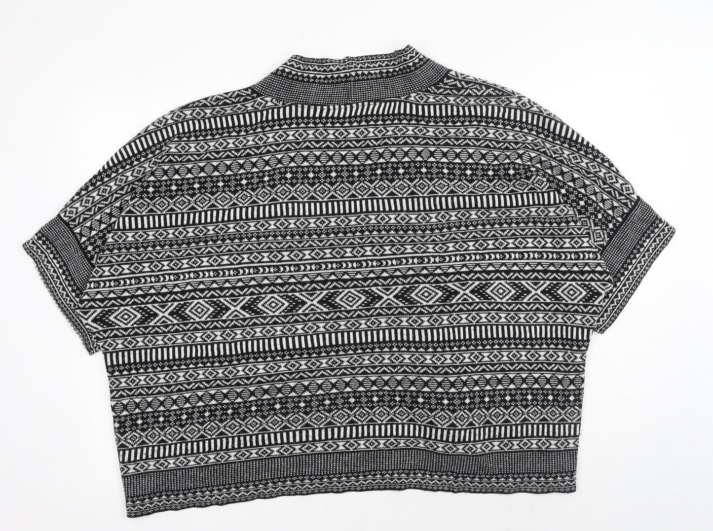 Womens UK Size S Oasis Black Cardigan Jumper